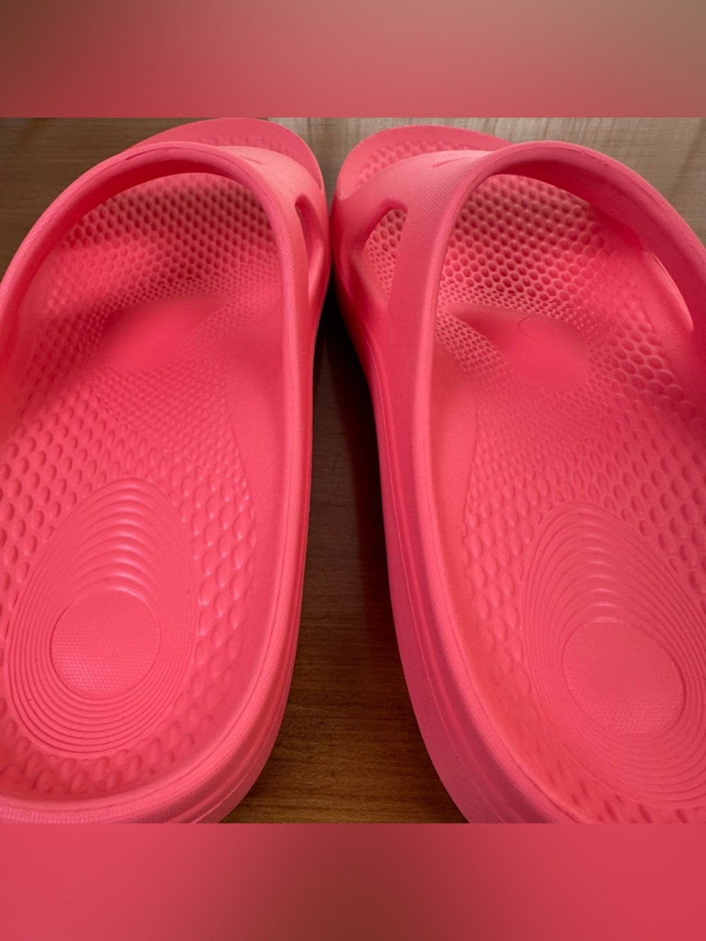 Revitalign Fusion Strive Slide Orthotic Sandals Georgia Peach (Coral) Women’s 7 - Picture 9 of 12
